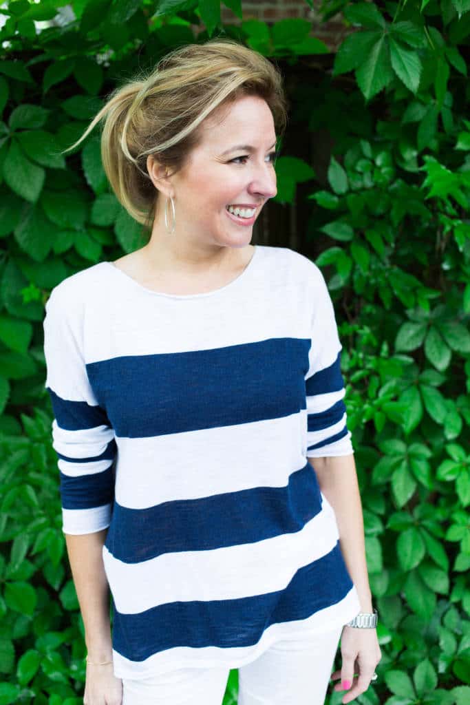 How To Wear Stripes Without Looking Wide