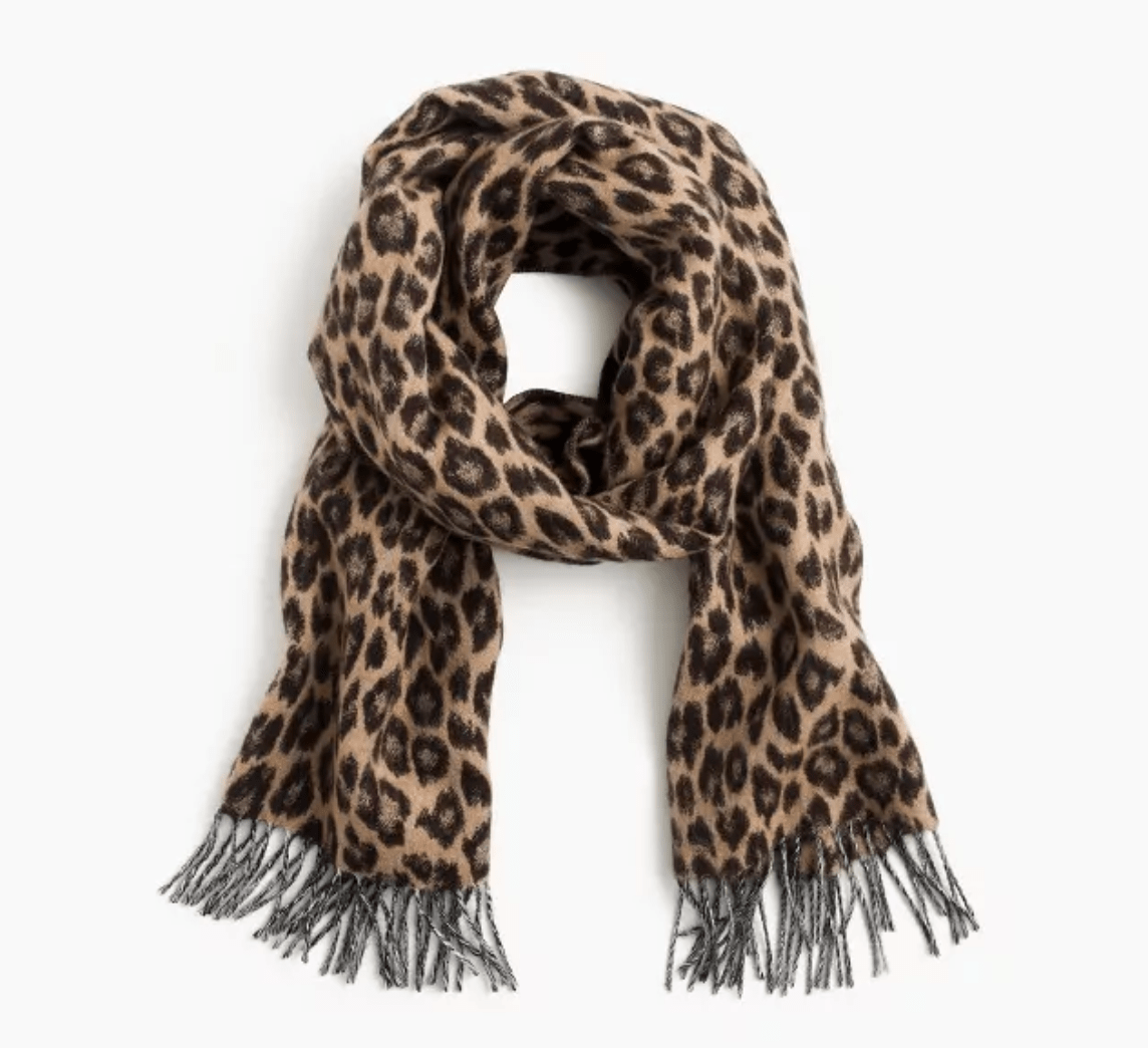 Шарф Gucci Leopard Scarf