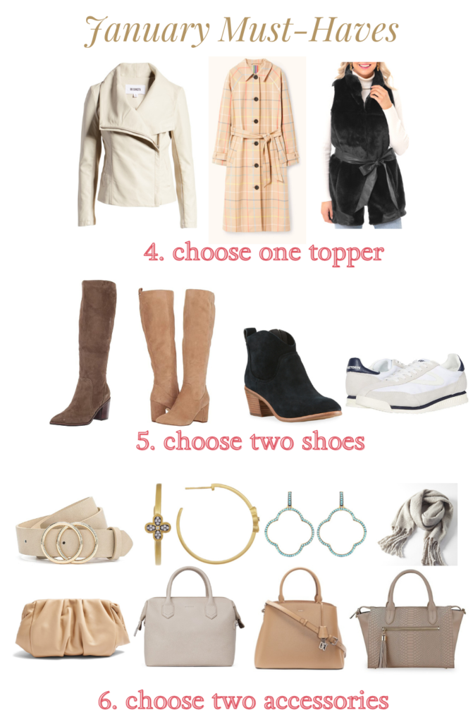 January Must-Haves Capsule Wardrobe - TinaAdamsConsulting.com